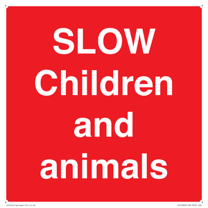 SLOW Children and animals